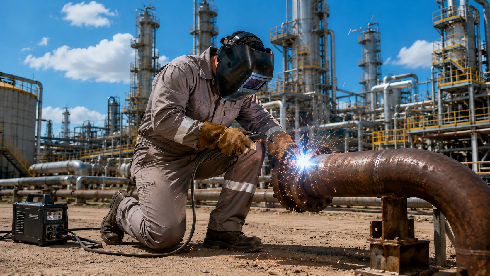 Entorno de trabajo cubierto por EN ISO 11611: Protección para Soldadura