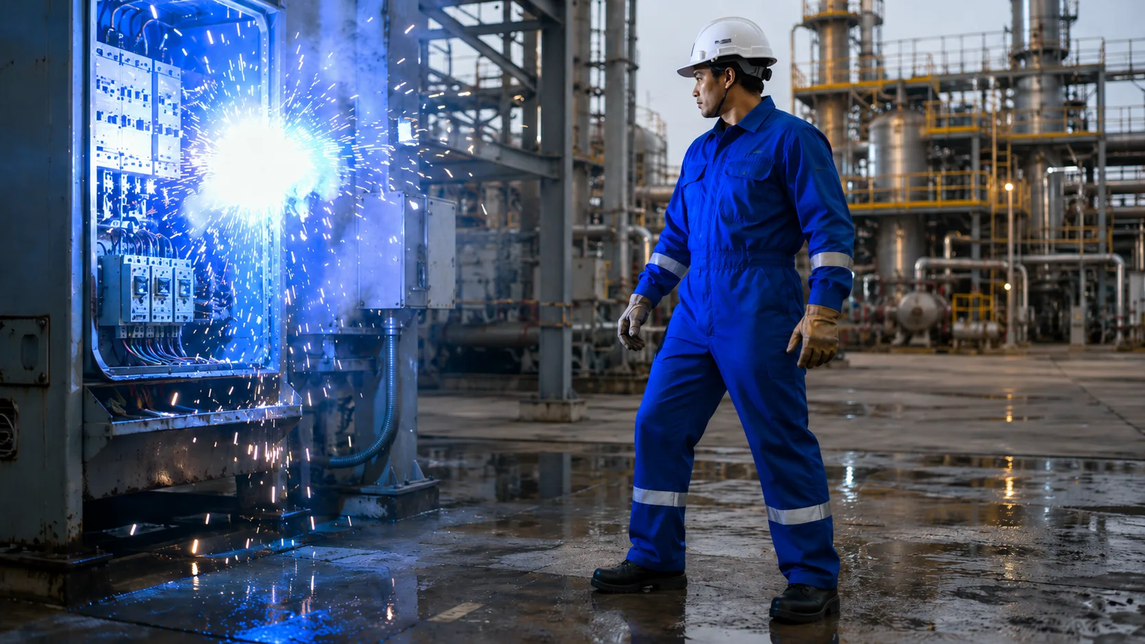 Entorno de trabajo cubierto por NFPA 70E: Arco Eléctrico